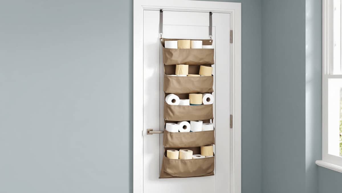 Not Baskets, Not Shelves: The Space-Saving DIY Solution To Store Toilet Paper