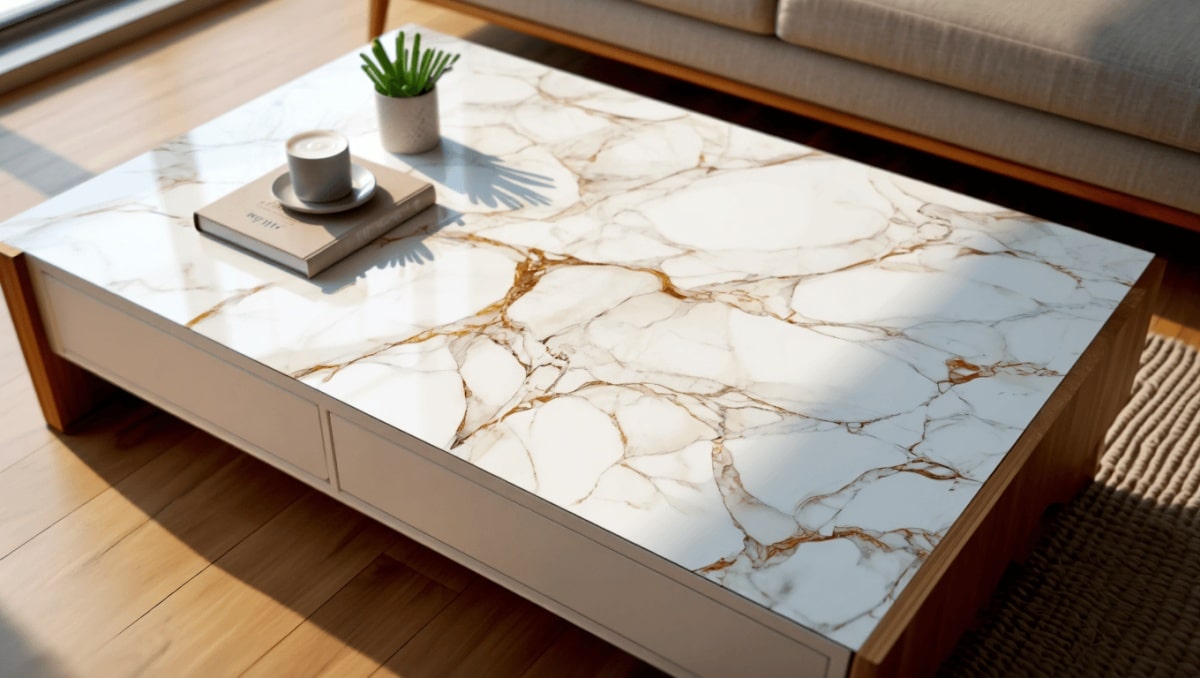 Skip Paint: DIY An Elegant Coffee Table With A Budget-Friendly Amazon Find