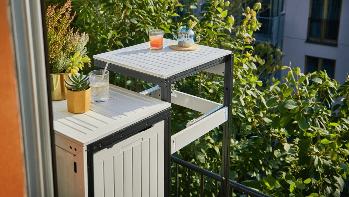 This Adjustable IKEA Patio Table Is A Space-Saving Solution For A Small Backyard