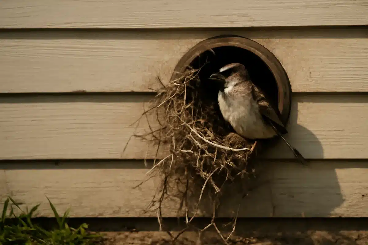 How to recognize a house sparrow nest in your yard