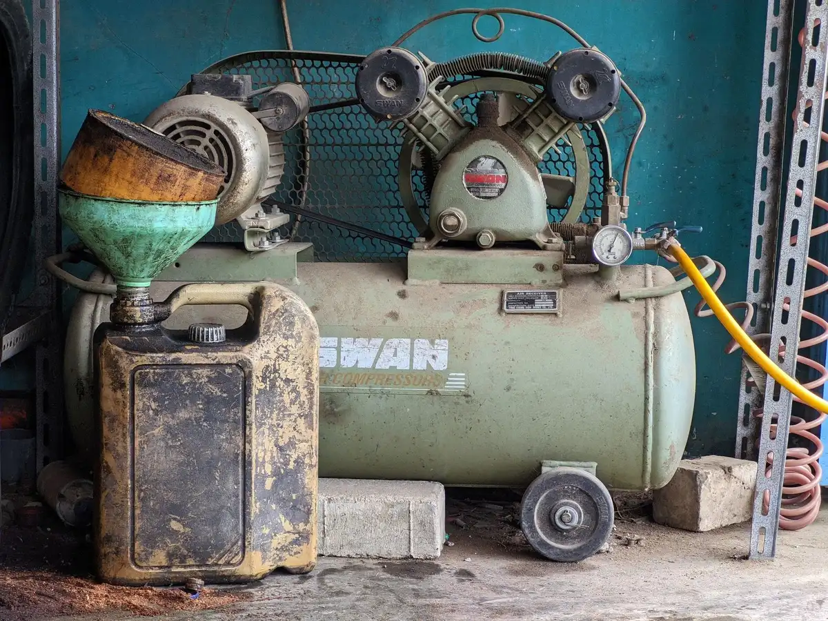 Compressed air sprayer and pressure washer nozzles used for power-assisted mower deck cleaning