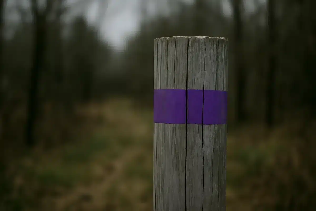Purple fence meaning: why some homeowners paint their fences purple
