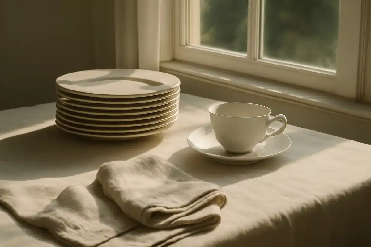 Durable dinnerware material that looks elegant: not earthenware or stoneware