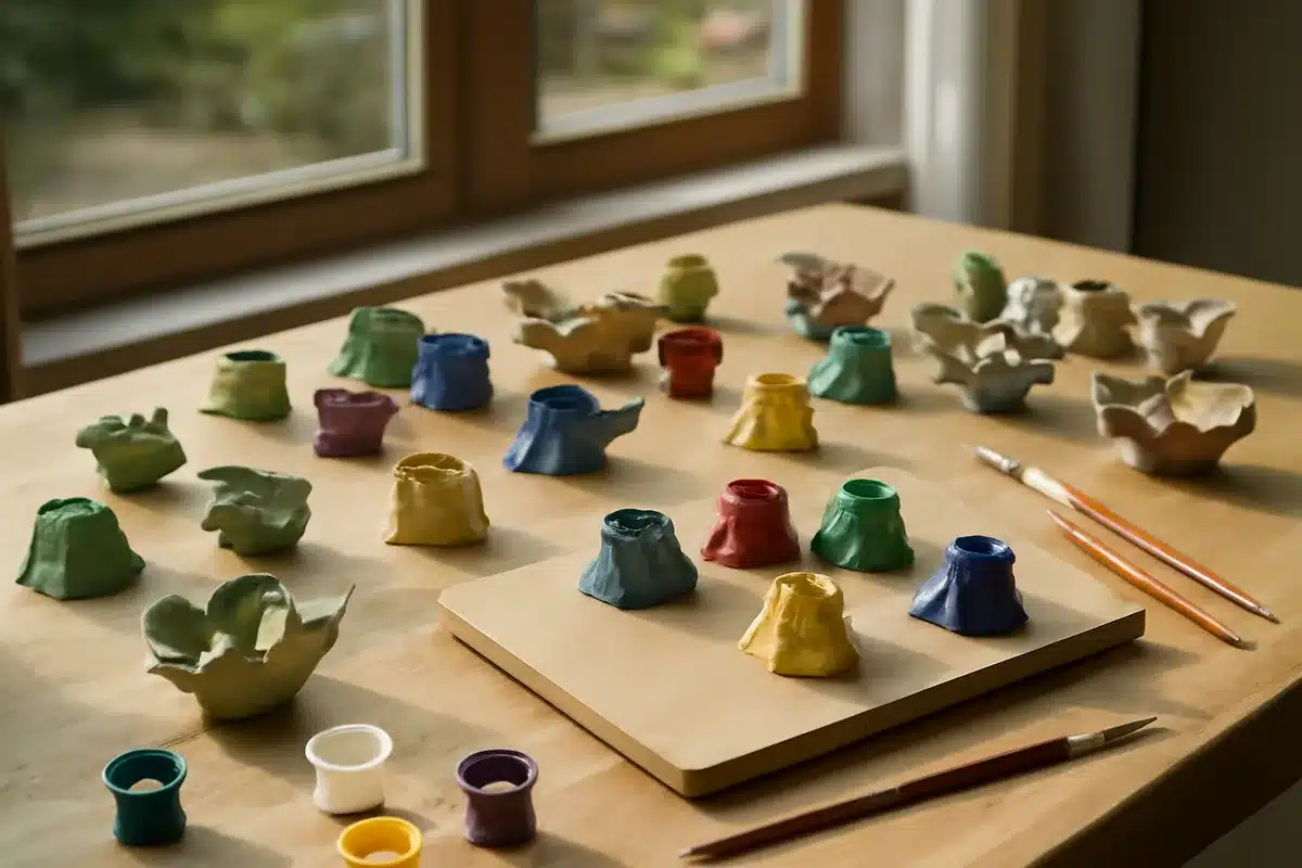Egg cartons: turn trash into adorable woodland decor