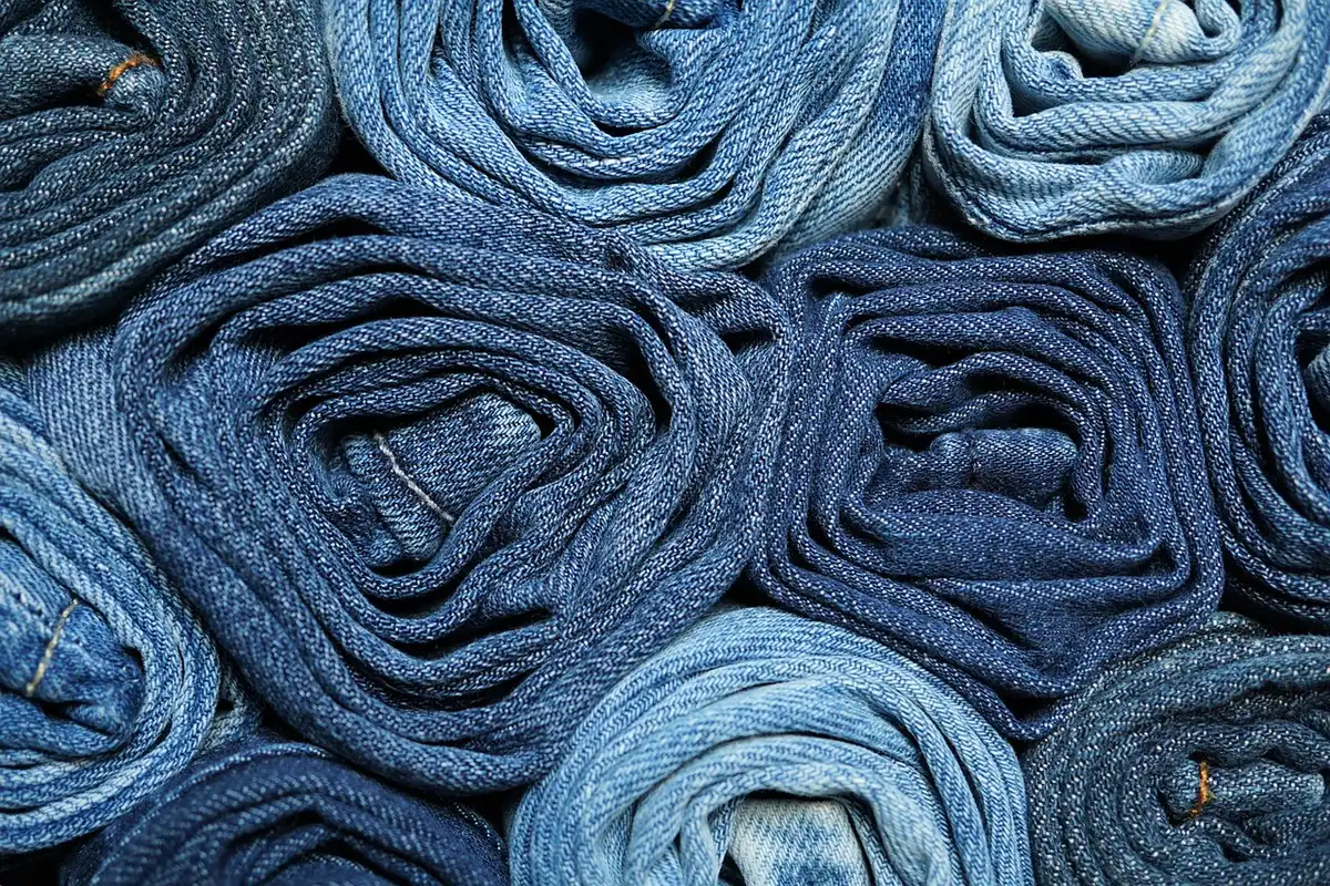 Close-up of heavy weave shade sail fabric showing dense texture