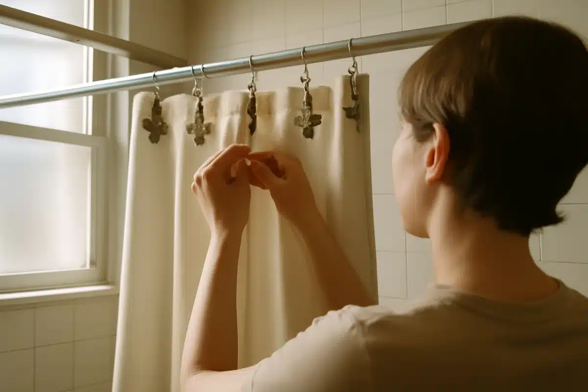 Shower curtain rings: nature-inspired swaps that ditch boring hooks for a stylish upgrade