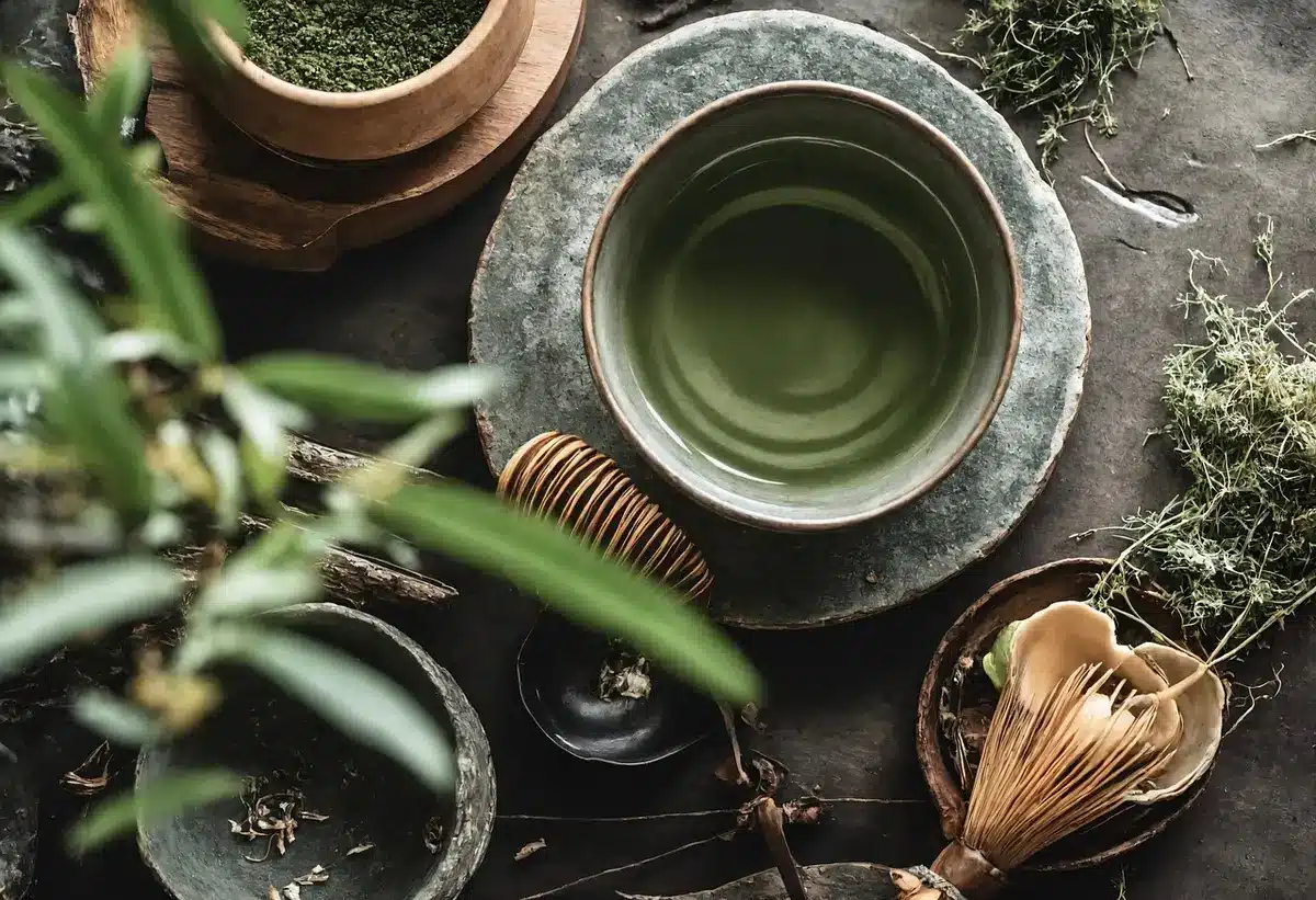 Set of avocado-green patterned mixing bowls showing subtle color differences