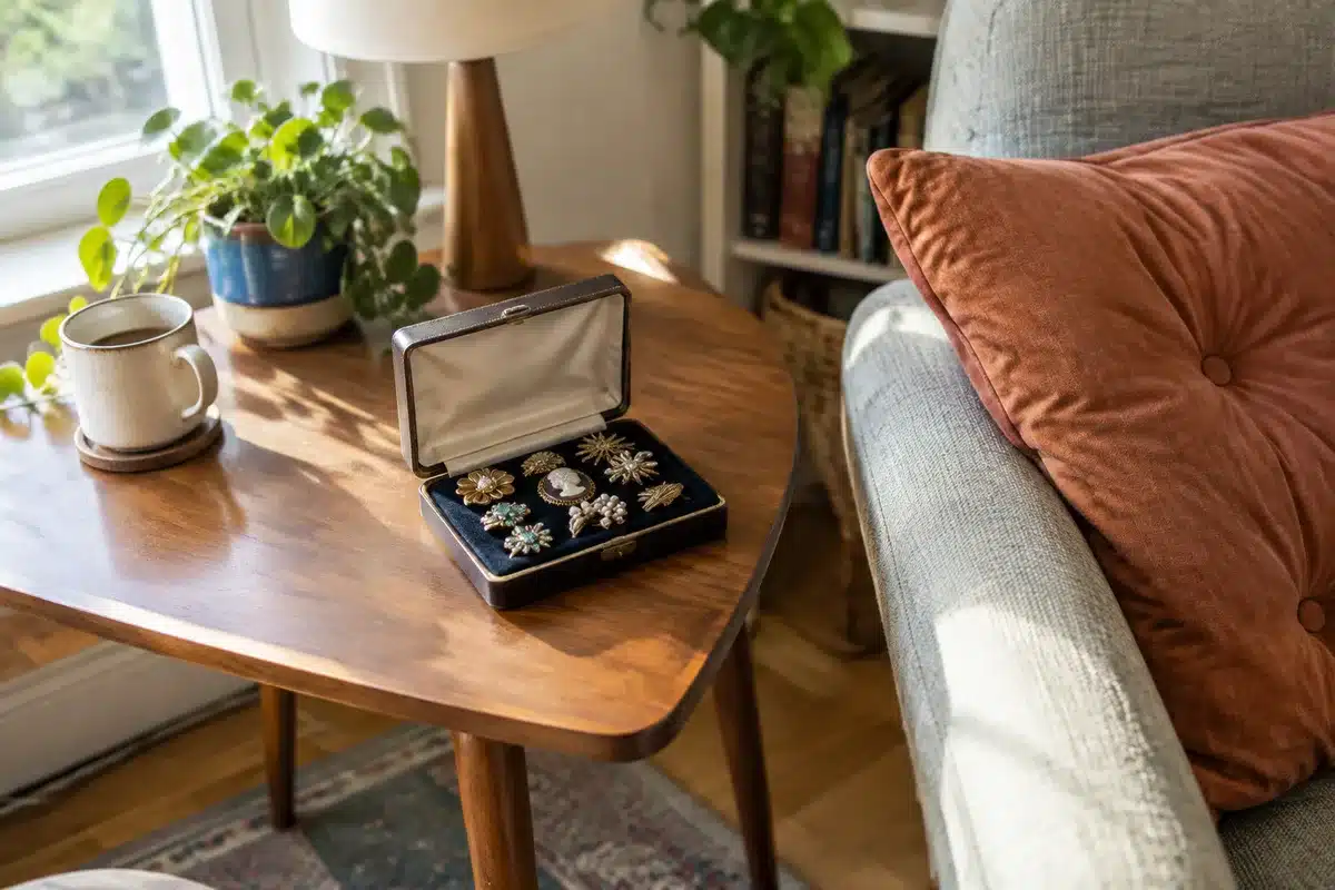 1950s jewelry box: valuable vintage find you can use as gorgeous home decor