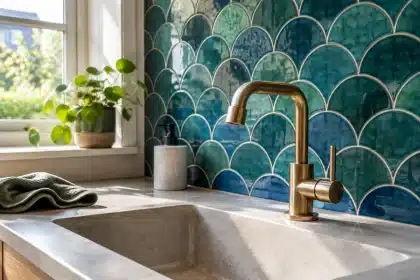 Art Deco bathroom trend: why people are ditching white tile
