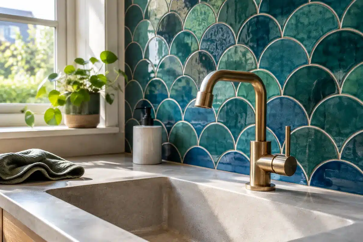 Art Deco bathroom trend: why people are ditching white tile