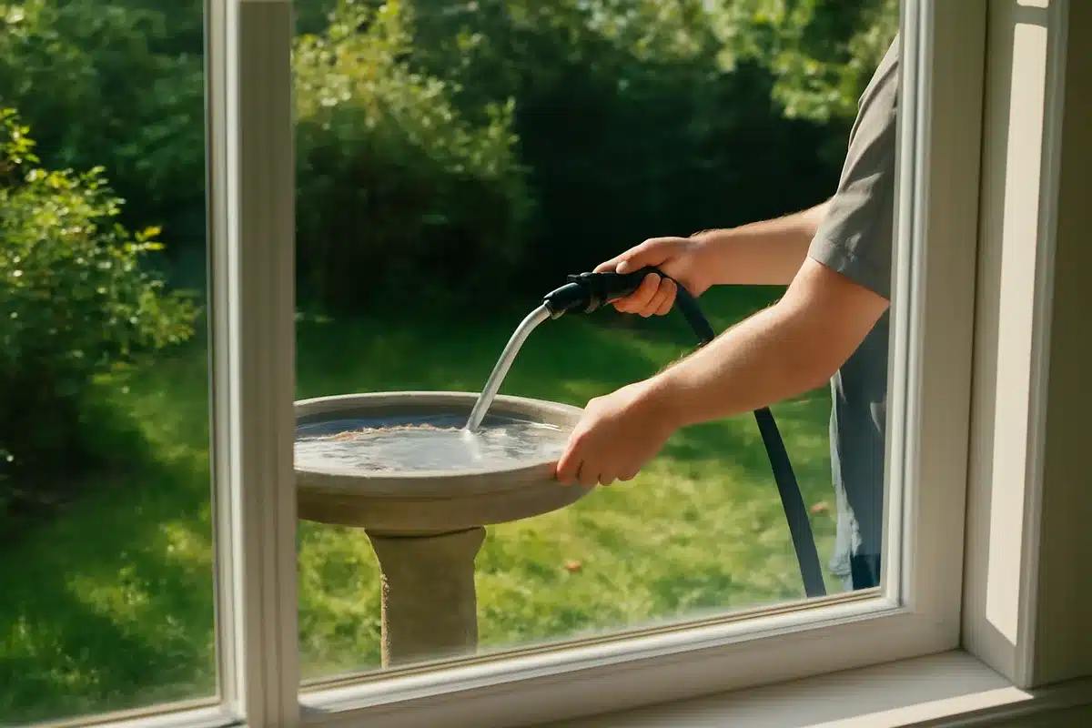 birdbath cleaning made easy: smart, low-maintenance method beats vinegar and copper