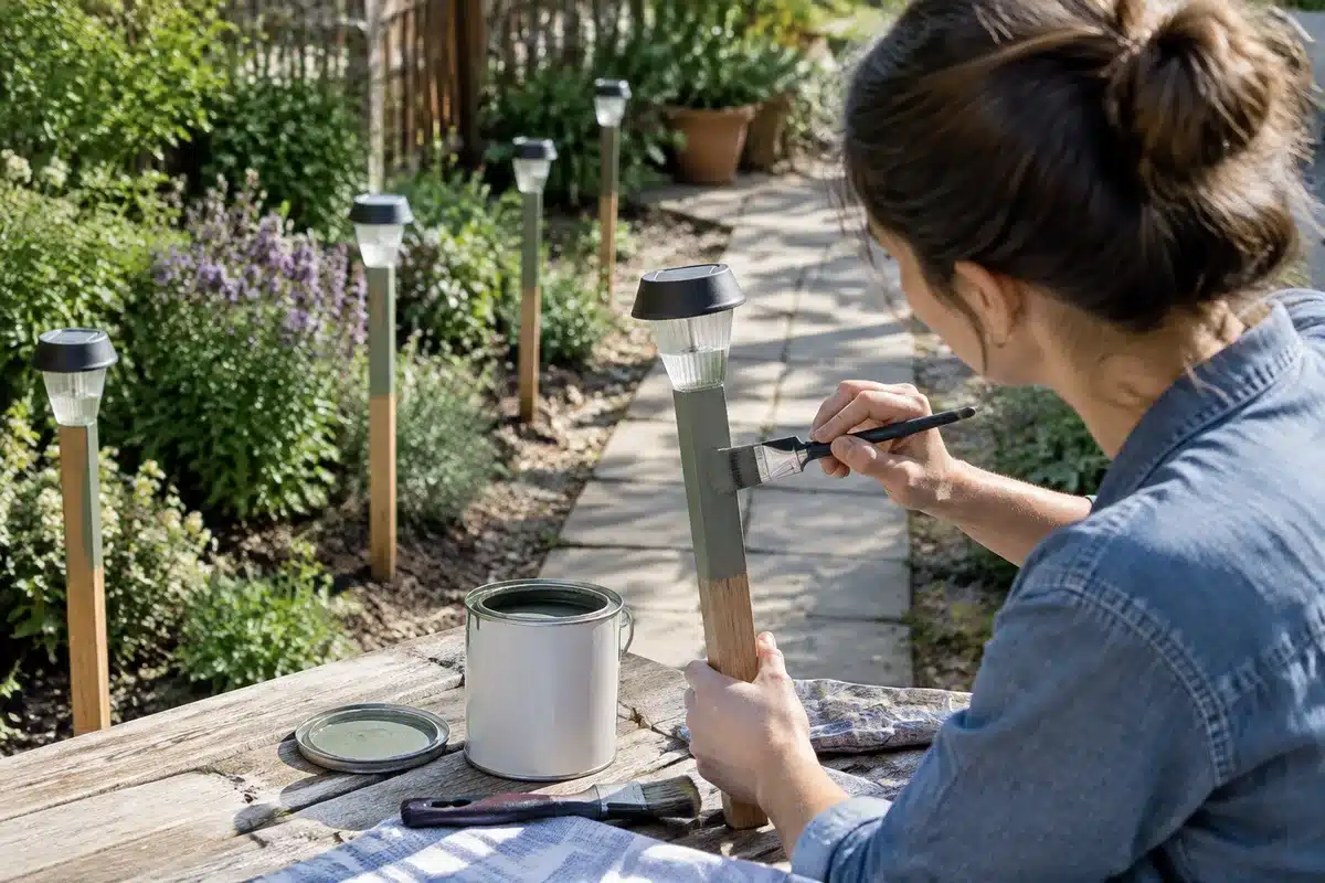 Dollar Tree solar lights: easy DIY hack to make them shine brighter