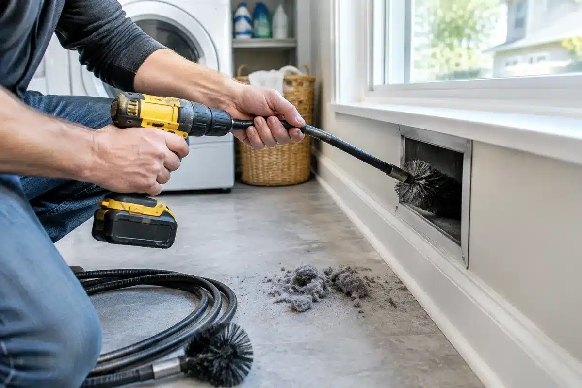 Dryer vent cleaning: ditch the leaf blower for a smarter, safer method