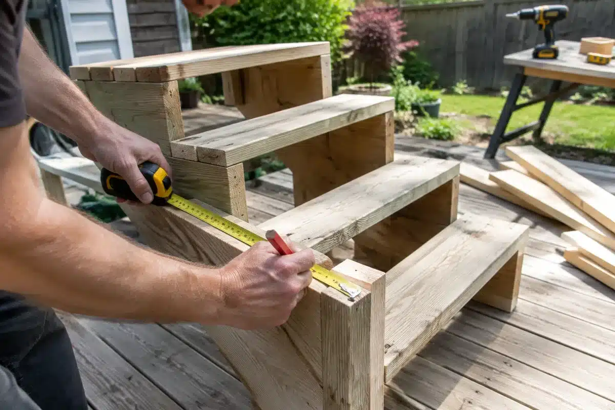 Durable DIY stepping stairs: simple, affordable build anyone can do
