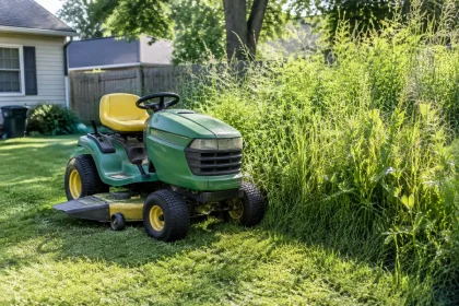 Riding lawn mower power loss in thick grass: easy fixes to restore cutting power