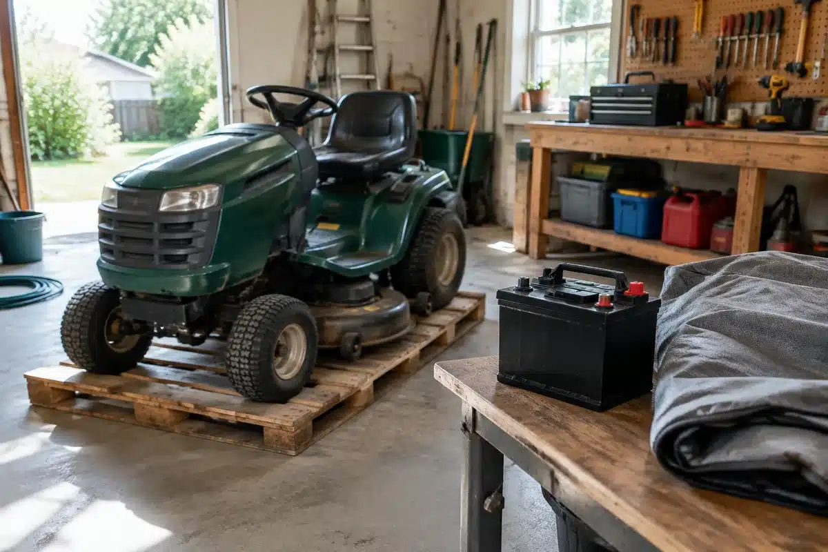 Riding lawn mower winterizing: simple steps to protect your mower this winter