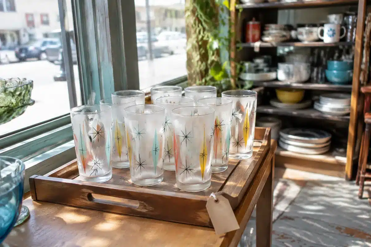 Vintage glassware worth hunting at thrift stores: not Pyrex or Fiestaware